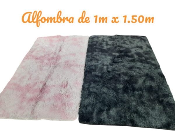 ALFOMBRA PELUDA 1.50 X 1 METRO